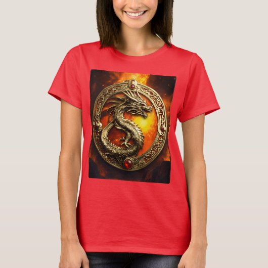 Inferno Guardian: Science Dragon T-Shirt Tシャツ (正面)