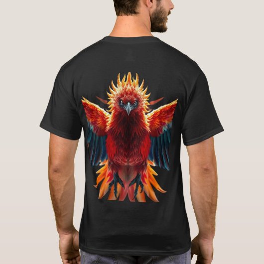 🔥 Inferno Phoenix Warrior - Epic Flame Tシャツ (裏面)