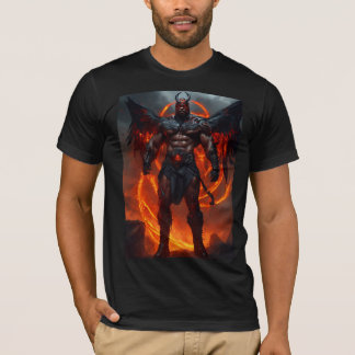 Inferno Sentinel：恐ろしい悪魔の戦士Tシャツ Tシャツ