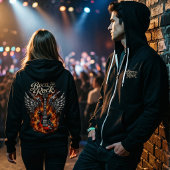 Inferno Soul: Born to Rock Gothic Noir パーカ