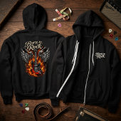 Inferno Soul: Born to Rock Gothic Noir パーカ