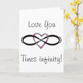 Infinate愛デザイン カード (黄色い花)