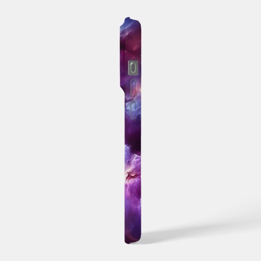 Infinite Cosmic Nebula Galaxy Full Wrap Phone Case iPhoneケース (左側面)