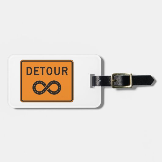 Infinite Detours Sign Cycling ラゲッジタグ (正面横)