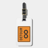Infinite Detours Sign Cycling ラゲッジタグ (正面縦)