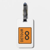 Infinite Detours Sign Cycling ラゲッジタグ (裏面縦)