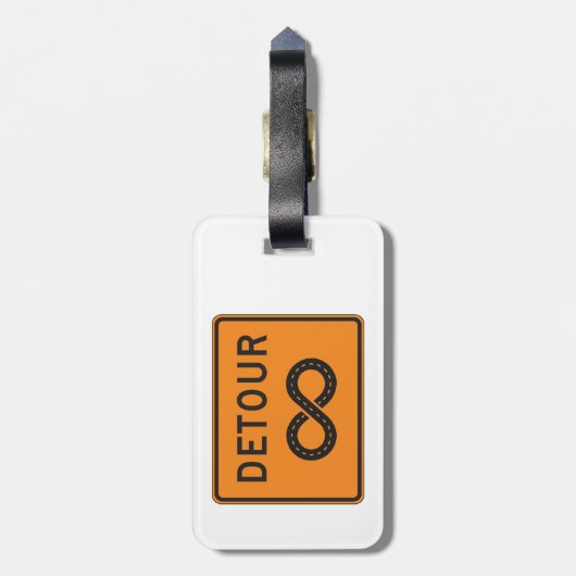 Infinite Detours Sign Cycling ラゲッジタグ (裏面縦)