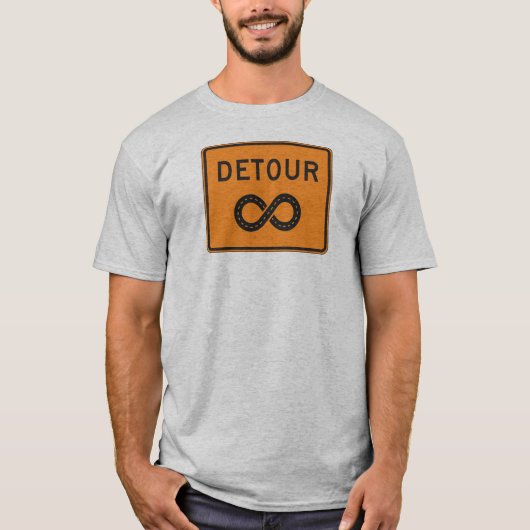 Infinite Detours Sign Cycling Tシャツ (正面)