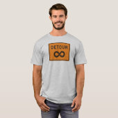 Infinite Detours Sign Cycling Tシャツ (正面フル)