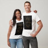 Infinite Echoes | ラグジュアリー同心円デザイン Tシャツ (ユニセックス)