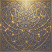 Infinite Geometry – イスラミック幾何学模様 シール (正面)