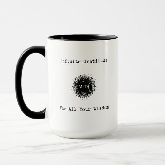 Infinite Gratitude For All Your Wisdom Educator マグカップ (左)