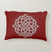Infinite Harmony: Sacred Mandala Celtic Symbol Art アクセントクッション (裏面)