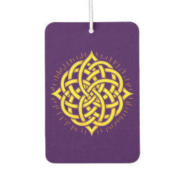 Infinite Harmony: Sacred Mandala Celtic Symbol Art カーエアーフレッシュナー