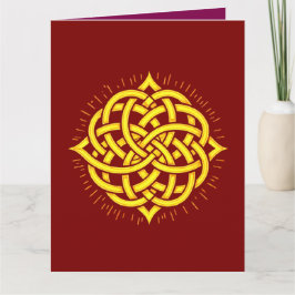 Infinite Harmony: Sacred Mandala Celtic Symbol Art カード
