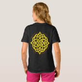 Infinite Harmony: Sacred Mandala Celtic Symbol Art Tシャツ (裏面フル)
