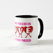 "Infinite Heart Mantra" Two-Tone Coffee Mug  マグカップ (正面右)