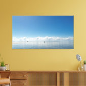 Infinite Horizon: Minimalist Seascape at Acupe Coa キャンバスプリント (インサイチュ (リビング))