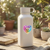 Infinite Love Rainbow Heart Die-Cut シール