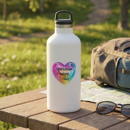 Infinite Love Rainbow Heart Die-Cut シール