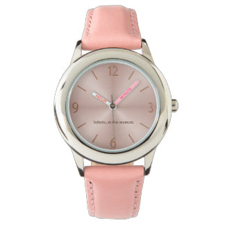 Infinite Moment Watch — Blush Edition 腕時計