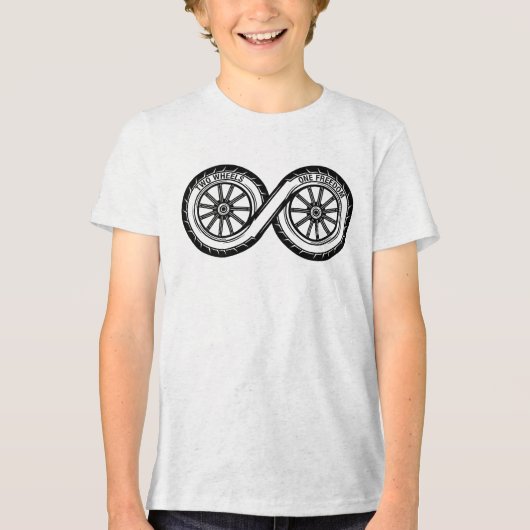 Infinite Rider Lifestyle Logo トライブレンドTシャツ (正面)