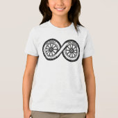 Infinite Rider Lifestyle Logo トライブレンドTシャツ (正面)