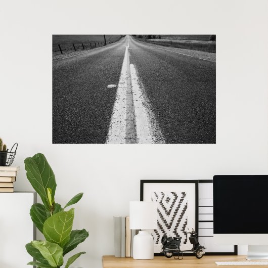 Infinite Road Poster,Print ポスター (ホームオフィス)