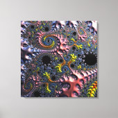 Infinite Spiral Realms キャンバスプリント (正面)