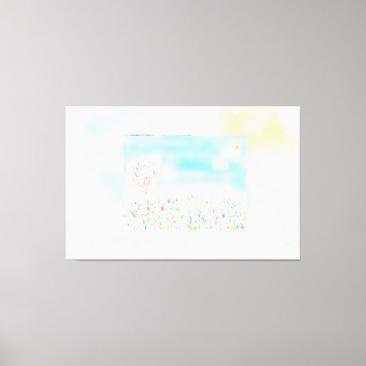 Infinite Spring キャンバスプリント (正面)