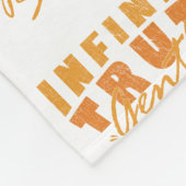 Infinite Truth, Gentle Strength Blanket フリースブランケット (角)