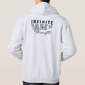 Infinite Truth, Gentle Strength Men's Hoodies パーカ (裏面)