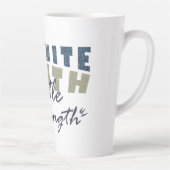 Infinite Truth, Gentle Strength Mugs & Cups カフェラテマグ (右)