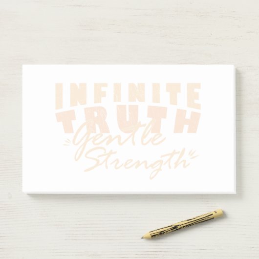 Infinite Truth, Gentle Strength  Post-it® Notes ポストイット (デスク)