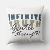 Infinite Truth, Gentle Strength Throw Pillows クッション (裏面)