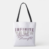 Infinite Truth, Gentle Strength Tote Bags トートバッグ (裏面)