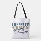 Infinite Truth, Gentle Strength Tote Bags トートバッグ (裏面)