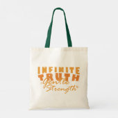 Infinite Truth, Gentle Strength Tote Bags トートバッグ (裏面)