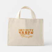 Infinite Truth, Gentle Strength Tote Bags ミニトートバッグ (裏面)