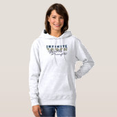 Infinite Truth, Gentle Strength  Women's Hoodies パーカ (正面フル)