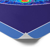 Infinite Universe mandala ポスター (角)