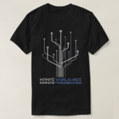 Infinite Wordlines Time Traveller Time Machine Tim Tシャツ (デザイン正面)