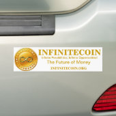 INFINITECOIN バンパーステッカー (車上)