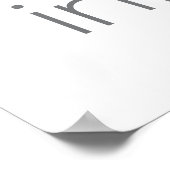 InfiniteRed Logo Poster ポスター (角)