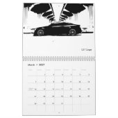 Infiniti及び日産カスタムな車のカレンダー2012年 カレンダー (3月 2027)