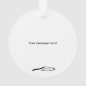 Infiniti G35のクーペの圧延の打撃 オーナメント (裏面)