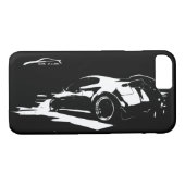 Infiniti G35のクーペの圧延の打撃 Case-Mate iPhoneケース (裏面(横))