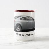 Infiniti G35のクーペ15のoz。 ツートーンマグ ツートーンマグカップ (中央)