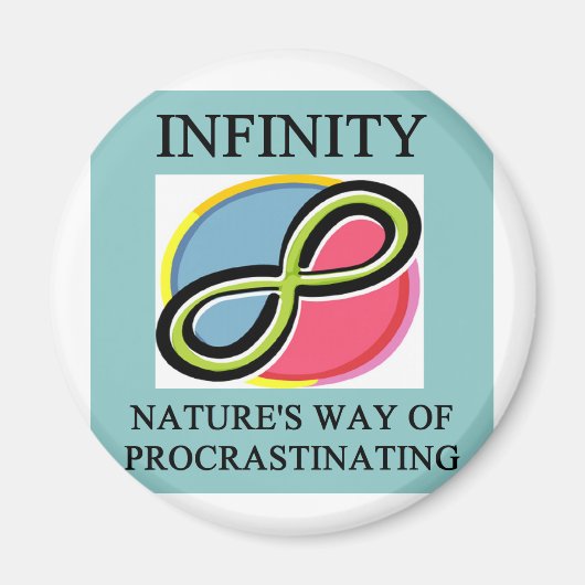 INFINITY数学のジョーク マグネット (正面)