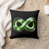 Infinity Core Emblem Accent Luxury Abstract Decor クッション (ブランケット)